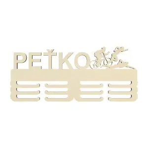 Medaillenhalter mit dem Namen Triathlon 45 cm