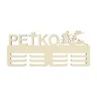 Držiak na medaile s menom triatlon 45cm