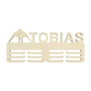 Medal holder with the name wrestling 45cm