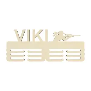 Medaillehalter mit dem Namen Schießen 45cm