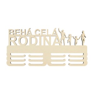 Wooden medal holder suitable for the whole family 45cm