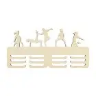 Drevený vešiak na medaily Hip-Hop 45cm