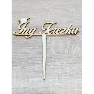 Wooden stake by Mr. with a width of 15cm 2