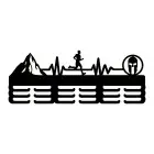 Drevený vešiak na medaily chlap maľovaný 55cm SPARTAN HORY BEH