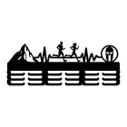 Holzmedaillenständer, paarweise bemalt, 55cm, SPARTAN MOUNTAIN RUN