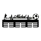 Drevený vešiak na medaily maľovaný 55cm FUTBAL