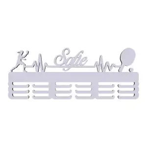 Wooden hanger for medals