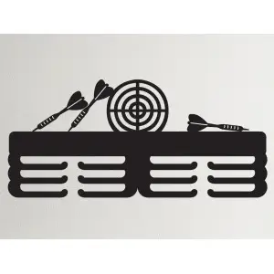 Wooden holder painted ARROWS 45cm 2