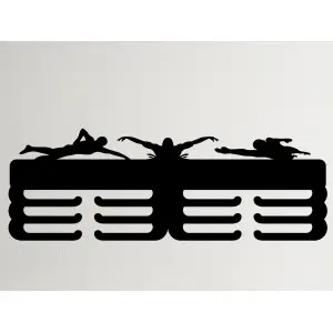 Drevený držiak maľovaný PLÁVANIE 45cm 2