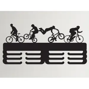 Drevený držiak maľovaný CYKLISTIKA 45cm 2