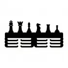 Wooden holder painted CHESS 45cm