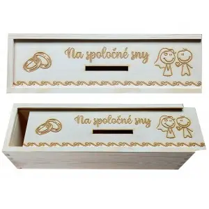 copy of Wooden wedding box-For the honeymoon