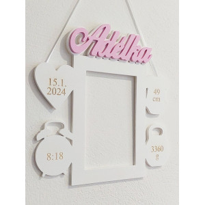 Children's photo frame with details 2
