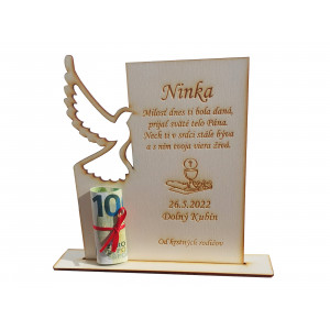 Personalized gift for 1st Holy Communion DOVE 20cm