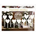 Výzdoba do kostola na 1. sväte prijímanie SRDCE s menom