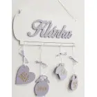 Meno na tabuľke s údajmi o narodení Klárka