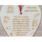 Geschenk für die Lehrerin Dank von den Schülern 25 cm