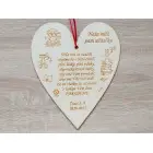 Geschenk für die Lehrerin Dank von den Schülern 25 cm