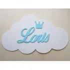 Name auf Wolke Breite 50cm Körbchen