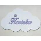 Name on the cloud width 50cm Basket