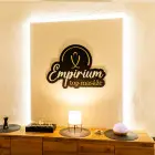 Logo mit komplizierterem Design Breite 80cm