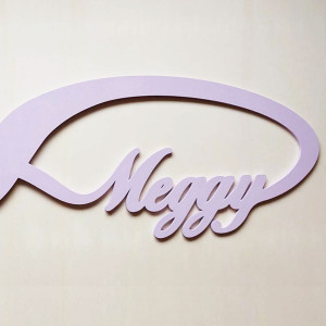 Infinity logo with the name width 80cm 2