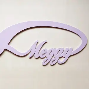 Infinity logo with the name width 80cm 2