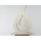 Dekoration für die Kirche Flamme 70cm