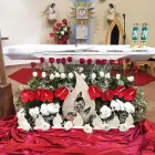 Dekoration für die Kirche Flamme 70cm