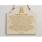 Gebet für die Familie - Tabelle 23x21cm