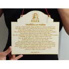 Gebet für die Familie - Tabelle 23x21cm