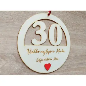 Narodeninová medaila 20cm 2