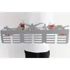 80cm Holzmedaillenhänger + Malerei + Name + Schwimmen