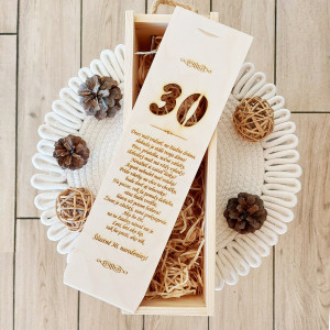 Geburtstagsweinverpackung