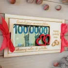 Wooden envelope for modest million 20x10cm