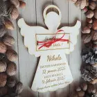 Darček na KRST výška 25cm ANJELIK