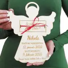 Darček na KRST výška 25cm ANJELIK