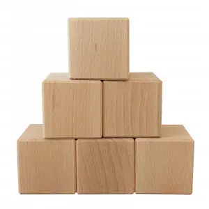 Large wooden blocks 5.5cm natural