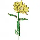 Darček k narodeninám kvet s menom a vekom Slnečnica 40cm