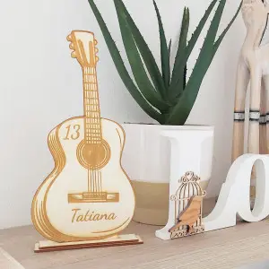 Hudobný darček s dušou GITARA so stojanom 2