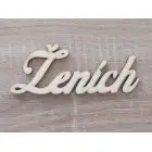 Nápis ženích 53x145mm