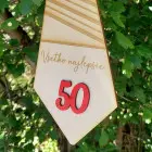 Krawattengeschenk zum Geburtstag für einen Mann 20 cm