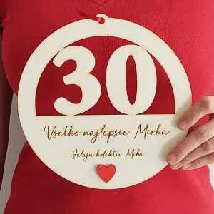 Narodeninová medaila 20cm