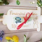 Geschenkkarton Finanzspritze 23x11cm