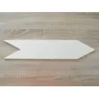 Drevená svadobná šípka s výrezom