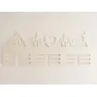 Medaillenhalter Natur BERGE PULS HERZ LAUFEN 55cm