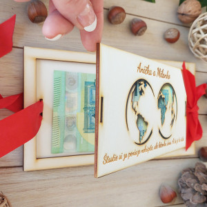 Holzgeldumschlag HOLIDAY 20x10cm 2