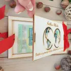 Drevená obálka na peniaze DOVOLENKA 20x10cm