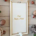 Holzumschlag für Geld Hochzeit 20x10cm