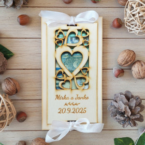 Wedding money envelope 20x10cm 2